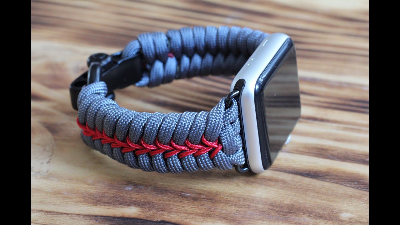 How to make a (Gutted) Solomon Paracord Watch Band - YouTube