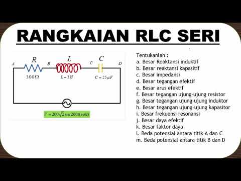 FISIKA SMA KELAS 12- PEMBAHASAN SOAL RANGKAIAN RLC SERI