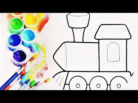 Video: Cómo Dibujar Un Paravoz