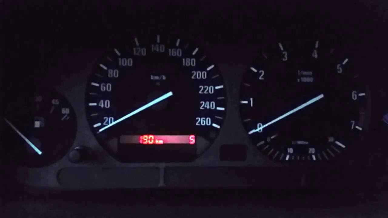 Заедает стрелка тахометра, BMW E36 - YouTube