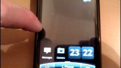 How to add and remove widgets on android htc
