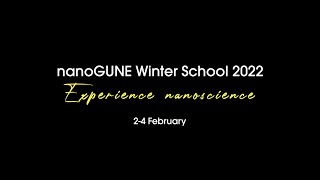 nanoGUNE Winter School 2022