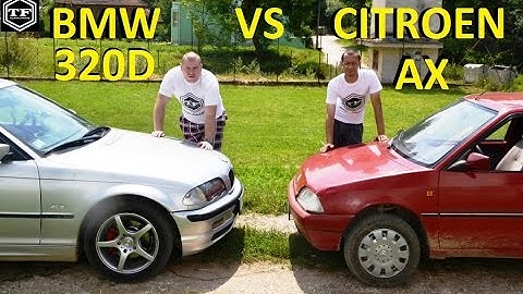 EXPERIMENT 238 - BMW 320D 2000. VS. CITROEN AX 1994.
