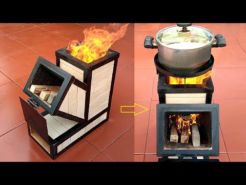 ESTUFA REGULADORA DE HUMO ECOLÓGICA-WOOD STOVE-HOW TO BUILD A