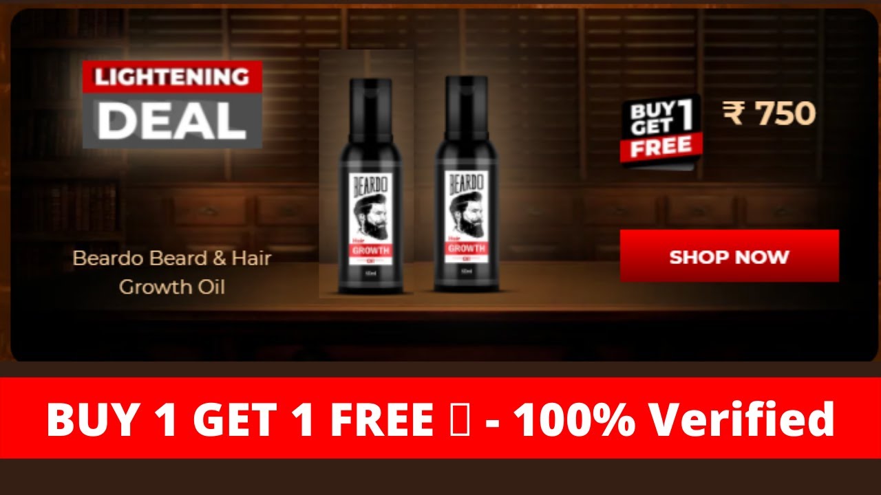 Beardo Happy Hours sale is live ✅  | Buy 1 Get 1 Free 🔥 | Coupon Code 