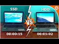 مقارنة سرعة فتح البرامج والويندوز 10 بين الهارد HDD و SSD
