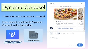 Create an AAA with Voiceflow: Dynamic Carousel (from manual to automatic) | three methods explained