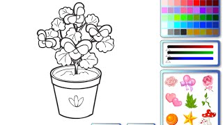 Plant coloring pages youtube