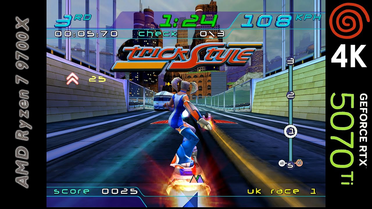 TrickStyle (4K / 2160p) | Redream Emulator (Premium) on PC | Sega Dreamcast