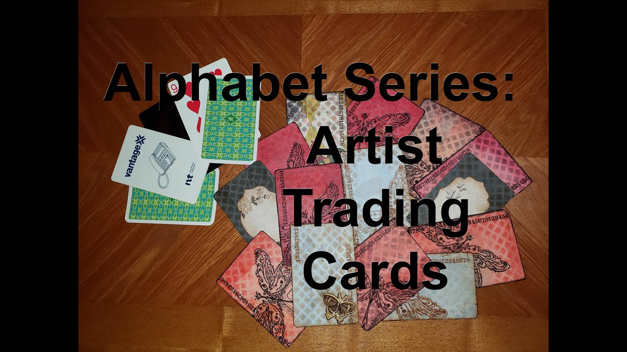 How to make Artist Trading Cards | A.T.C.'s | Craft with me.
