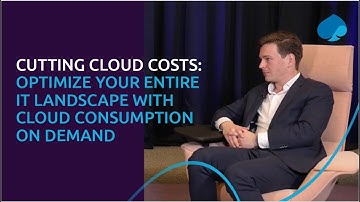 Cutting cloud costs: optimize your entire IT landscape with cloud consumption on demand