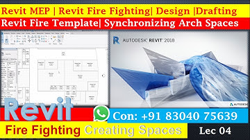 04  Creating Spaces in Revit Mechanical Template | Numbering Spaces | #RevitMEPFireFighting