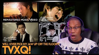 TVXQ! | 'Rising Sun', 'Tonight', 'Keep Your Head Down', 'Spellbound' MV REACTION | THEY SANGIN'!!