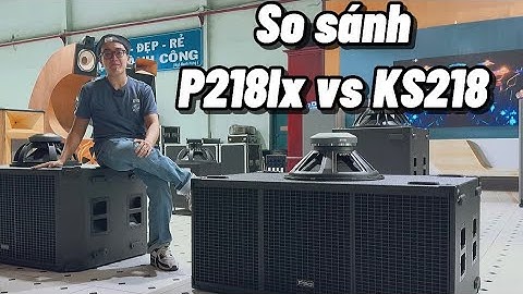P218LX vs KS218 – Sub nào đáng giá hơn? Cùng công suất, khác nhau tới 10 triệu!