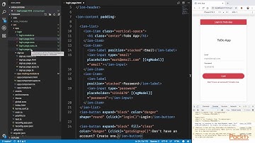 28 Creating User Login   Building Mobile Apps with Ionic 4 Vid