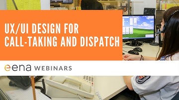 EENA webinar: UX/UI design for call-taking and dispatch