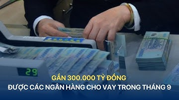 Gần 300.000 tỷ đồng được các ngân hàng cho vay trong tháng 9 | VTVMoney