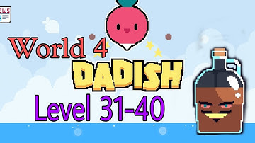 Dadish world 4 level 31-40 all-stars | Dadish gameplay | dadish walkthrough | Sigog #dadish