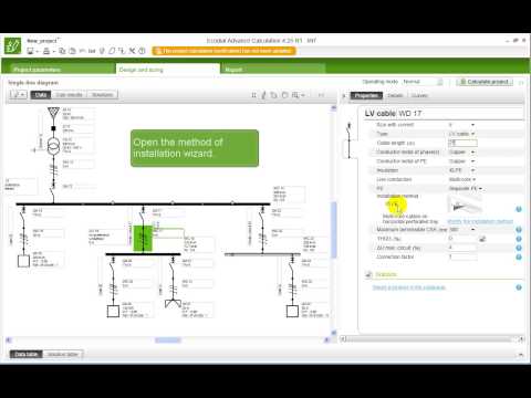 Ecodial: 4 How to Define Cable Length and Method of Installation - Ecodial: 4 How to Define Cable Length and Method of Installation