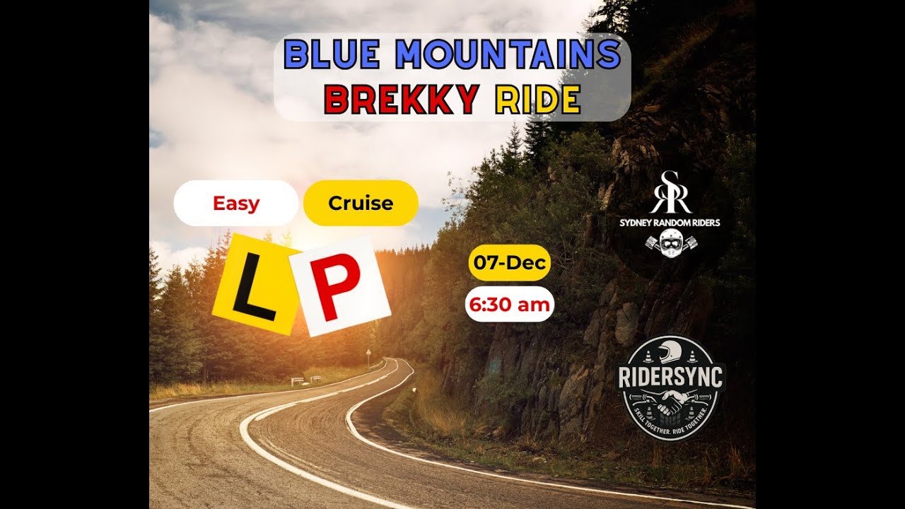 RiderSync | Blue Mountains Summer Glide — L&P-Friendly Group Ride (Bells Line of Rd)