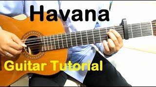 Havana Guitar Tutorial - Guitar Lessons for Beginners chords