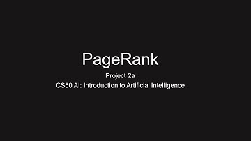 PageRank: CS50 AI