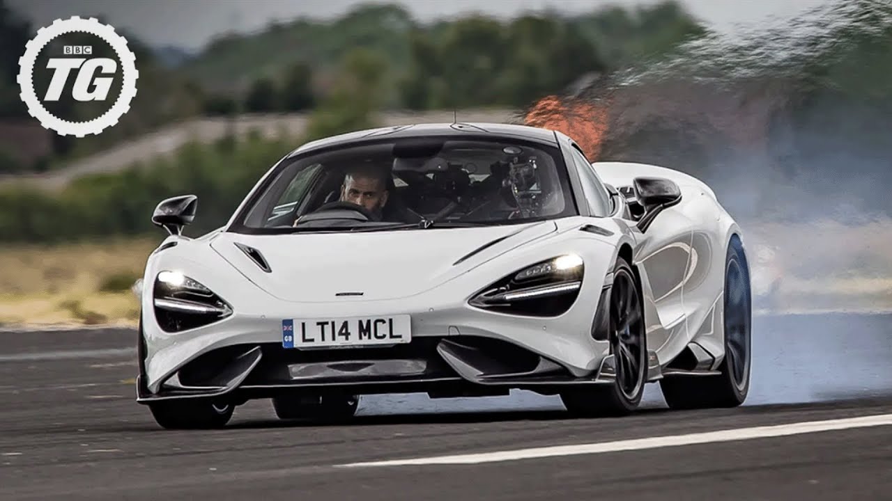 Chris Harris vs McLaren 765LT - outrageous 750bhp track special tops 200mph! | Top Gear BBC Studios