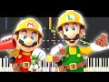 IMPOSSIBLE REMIX - Super Mario Maker 2 Theme Song - Piano Cover