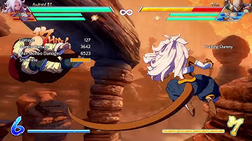 Android 21 Lvl 3 Super Combo (4 Meter Air grab available)