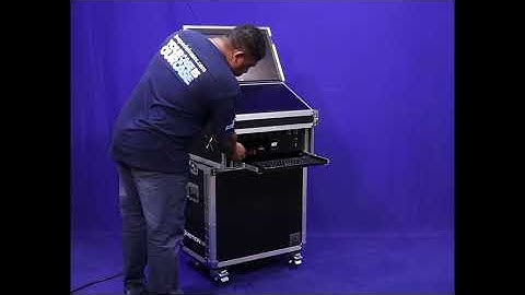 FLIP CASE PARA SISTEMA LV1 EMOTION WAVES  COM 2 MONITORES E INTERFACE I/O STAGEBOX