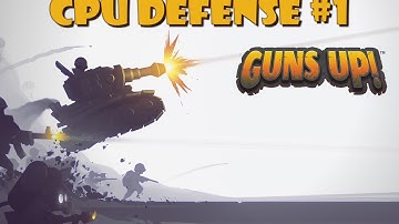 GUNS UP PS4 Gameplay - CPU Defense  - 2:33 mins