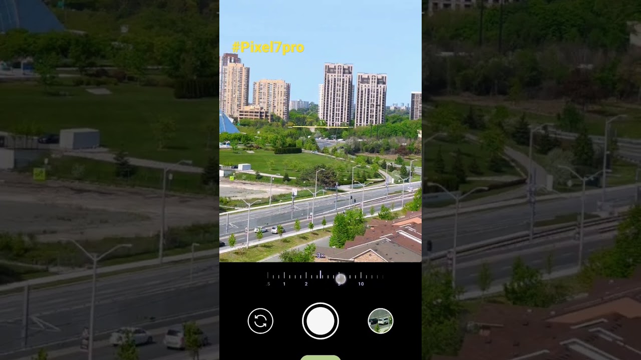 Pixel 7 Pro camera zoom test 