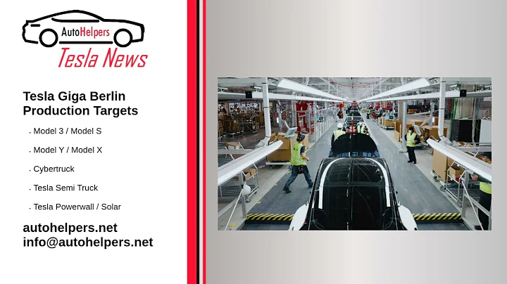 Tesla Giga Berlin Production Targets