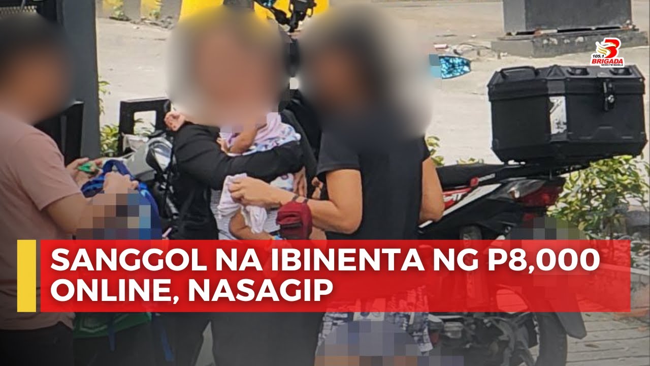 Sanggol na ibinenta nang P8,000 online, nasagip | via CATH AUSTRIA