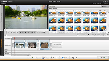 Use Tilt Shift Effects in Nero Video