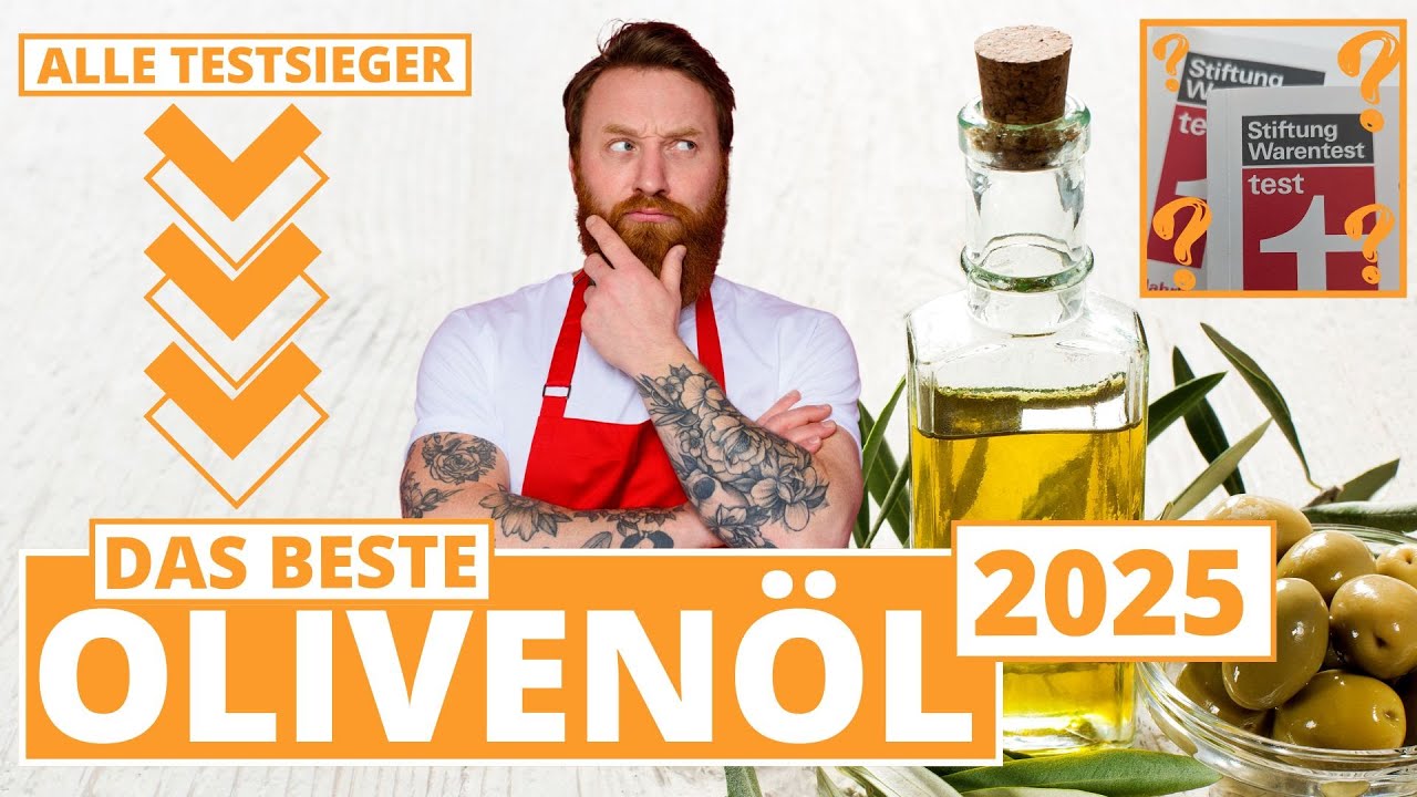 Olivenöl Test 2025 - Die Testsieger der Stiftung Warentest