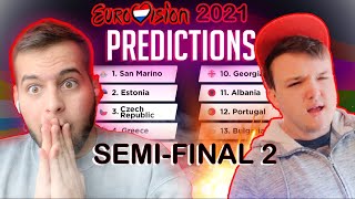 EUROVISION FANS REACT TO SEMI-FINAL 2 | PREDICTIONS After REHEARSALS | EUROVISION 2021