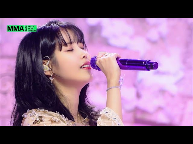 [MMA 2021] IU -  strawberry moon + Celebrity class=