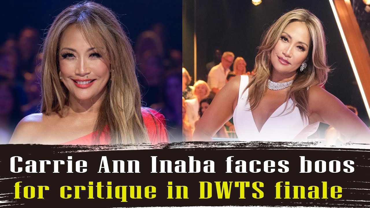Carrie Ann Inaba Faces Boos for Critique in DWTS Finale - YouTube