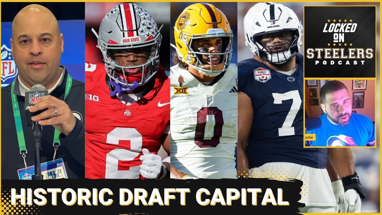Steelers’ ‘Historic’ Draft Capital Mean Aggressive Omar Khan Moves Coming? | Andy Weidl Future GM?