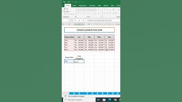 Trik Excel - VLOOKUP dan SUM di Excel  #belajarexcel  #exceltips #exceltricks #jagoexcel