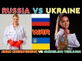 Russia vs ukraine  final female kumite 55 kg  anzhelika terliugaanna chernysheva karate1fujairah