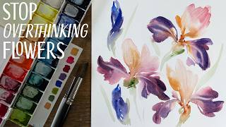 Bold Brushstrokes, Beautiful Irises | Skip The Details