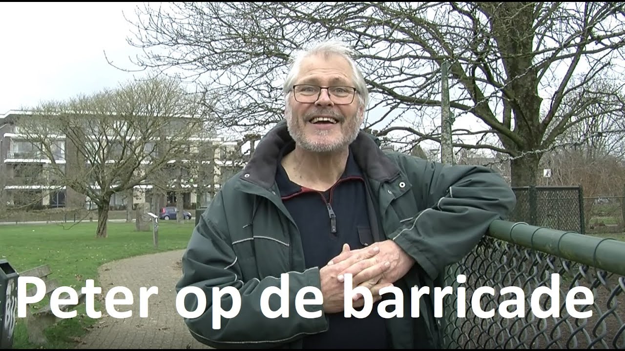Peter op de barricade