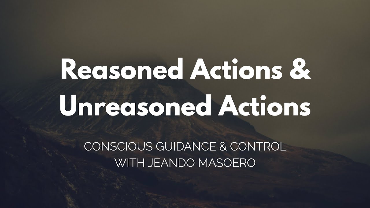 CGC #105: Distinguishing Between Reasoned and Unreasoned Actions ...