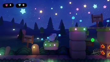 Beautiful Designed 2D Platformer | Dreams PS4 | Neon Grove