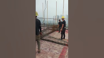 Falling beams | Beams rebar | Beams reinforcement#shorts