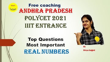 AP Polycet 2021 Most Important Questions |Top Questions| Real Numbers| IIIT Entrance