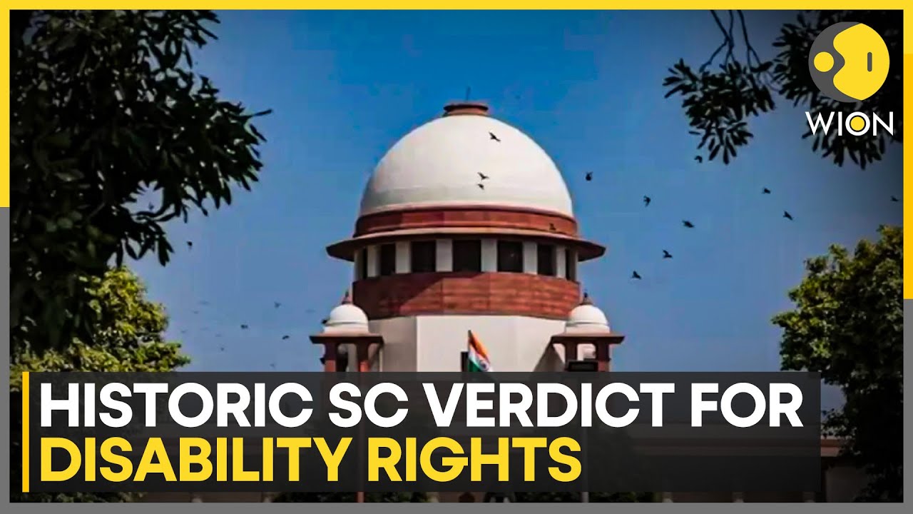 India: Supreme Court Delivers Key Verdict For Disabled Lawyers | WION | South India