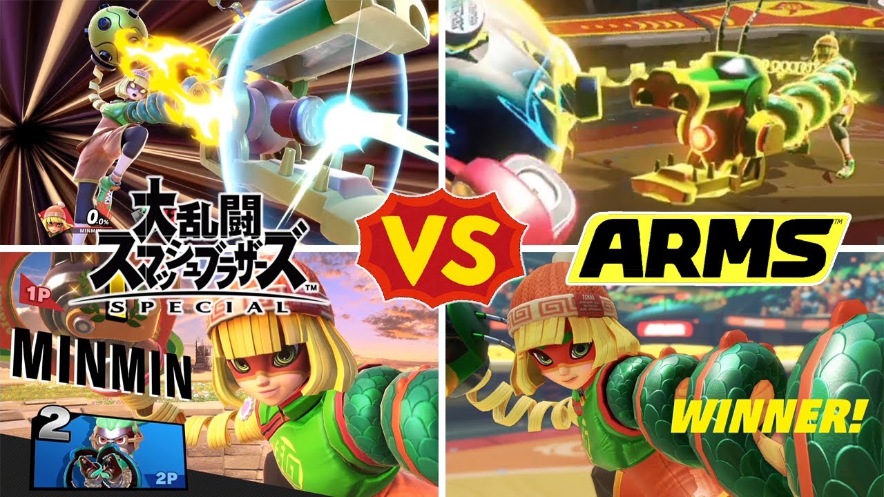 Super Smash Bros Ultimate(special)- Origin of ARMS(Minmin